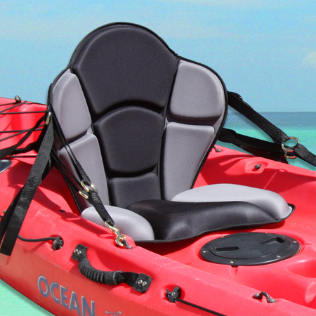 Tall Back Outfitter Molded Foam Kayak Seat - With Pack